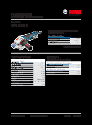 Smerigliatrici angolari Bosch GWS 19-125 CI