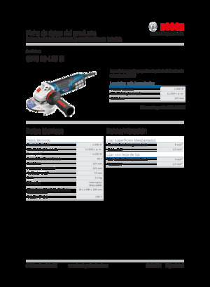 Smerigliatrici angolari Bosch GWS 19-125 CI