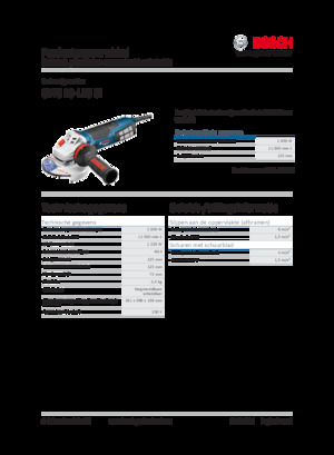 Smerigliatrici angolari Bosch GWS 19-125 CI