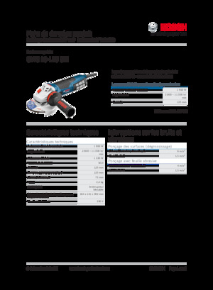 Smerigliatrici angolari Bosch GWS 19-125 CIE