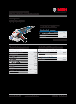 Smerigliatrici angolari Bosch GWS 19-125 CIE