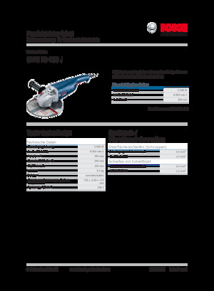 Smerigliatrici angolari Bosch GWS 20-230 J