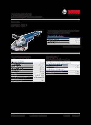 Smerigliatrici angolari Bosch GWS 20-230 P