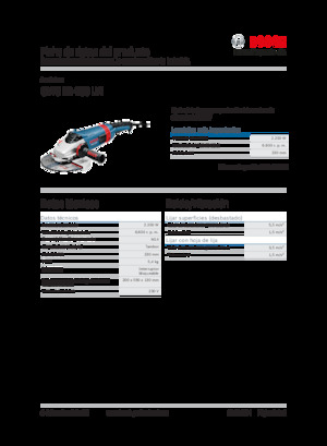 Smerigliatrici angolari Bosch GWS 22-230 LVI