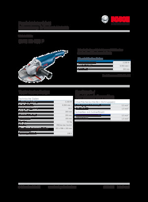 Smerigliatrici angolari Bosch GWS 22-230 P