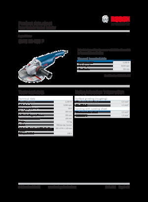 Smerigliatrici angolari Bosch GWS 22-230 P