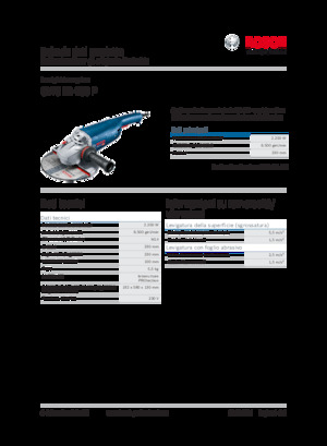 Smerigliatrici angolari Bosch GWS 22-230 P