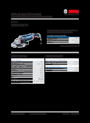Smerigliatrici angolari Bosch GWS 24-230 PZ