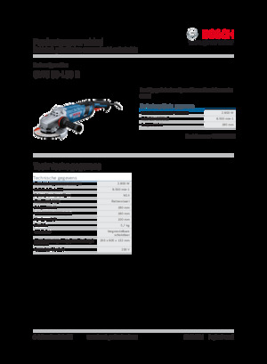 Smerigliatrici angolari Bosch GWS 30-180 B