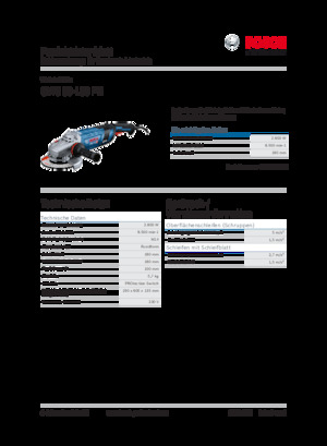 Smerigliatrici angolari Bosch GWS 30-180 PB