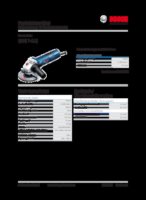 Smerigliatrici angolari Bosch GWS 7-115