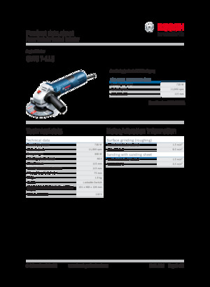 Smerigliatrici angolari Bosch GWS 7-115