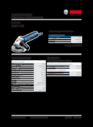 Smerigliatrici angolari Bosch GWS 7-125