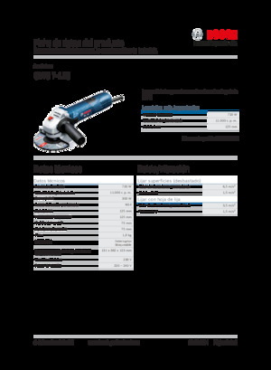 Smerigliatrici angolari Bosch GWS 7-125