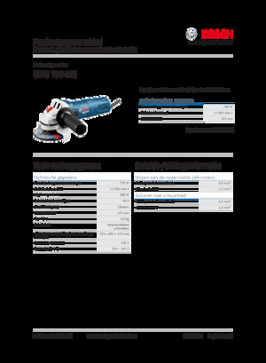 Smerigliatrici angolari Bosch GWS 750 (125 mm)