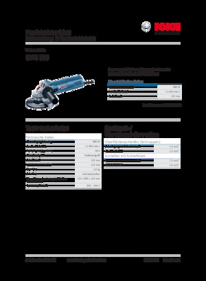 Smerigliatrici angolari Bosch GWS 880