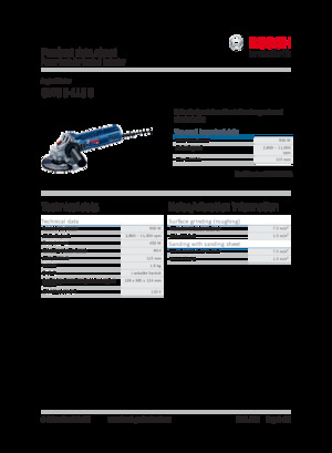 Smerigliatrici angolari Bosch GWS 9-115 S