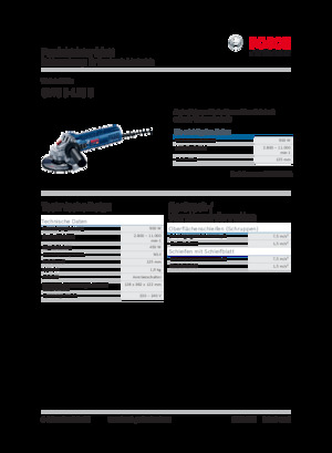 Smerigliatrici angolari Bosch GWS 9-125 S