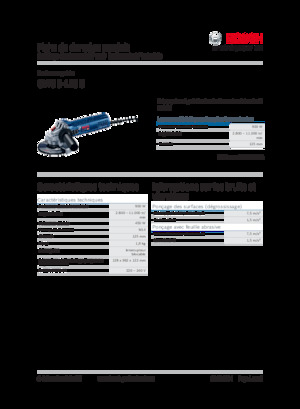 Smerigliatrici angolari Bosch GWS 9-125 S