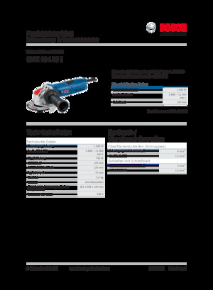 Smerigliatrici angolari Bosch GWX 13-125 S