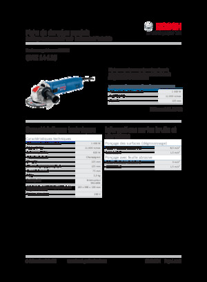Smerigliatrici angolari Bosch GWX 14-125