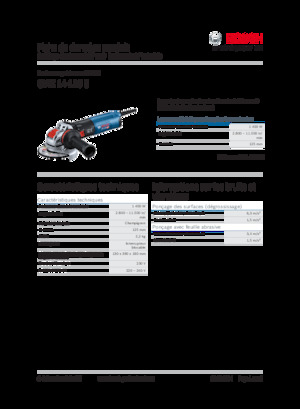 Smerigliatrici angolari Bosch GWX 14-125 S