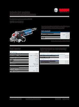 Smerigliatrici angolari Bosch GWX 14-125 S