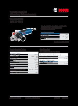 Smerigliatrici angolari Bosch GWX 17-125 S