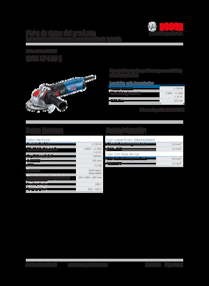 Smerigliatrici angolari Bosch GWX 17-125 S
