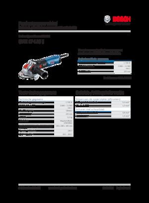 Smerigliatrici angolari Bosch GWX 17-125 S