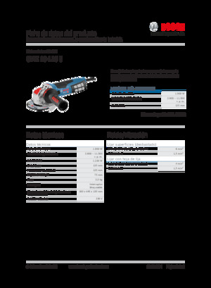 Smerigliatrici angolari Bosch GWX 19-125 S
