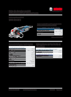 Smerigliatrici angolari Bosch GWX 19-125 S