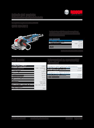 Smerigliatrici angolari Bosch GWX 19-125 S