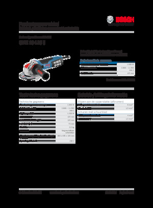 Smerigliatrici angolari Bosch GWX 19-125 S