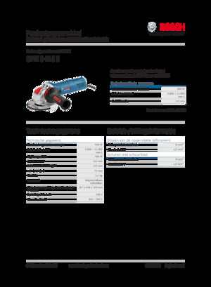 Smerigliatrici angolari Bosch GWX 9-115 S