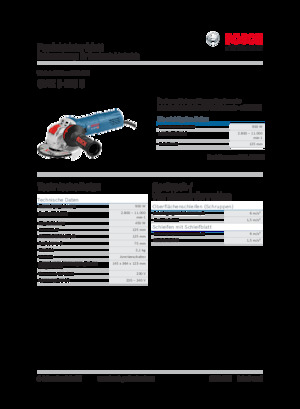 Smerigliatrici angolari Bosch GWX 9-125 S