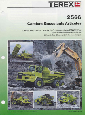 Dumperini articolati Terex 2566