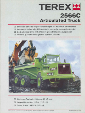 Dumperini articolati Terex 2566C