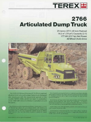 Dumperini articolati Terex 2766