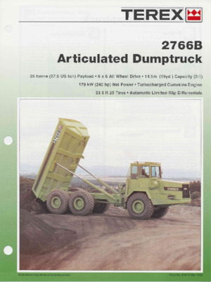 Dumperini articolati Terex 2766B