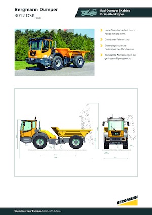 Dumperini articolati Bergmann 3012DSK Plus