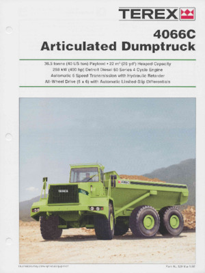 Dumperini articolati Terex 4066C
