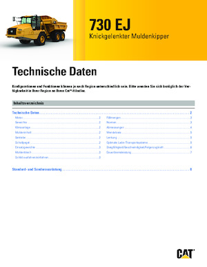 Dumperini articolati Caterpillar 730 EJ