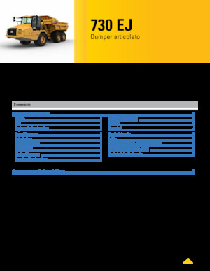 Dumperini articolati Caterpillar 730 EJ