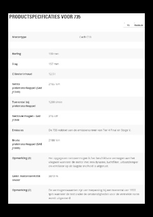 Dumperini articolati Caterpillar 735-04A