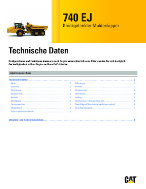 Dumperini articolati Caterpillar 740 EJ