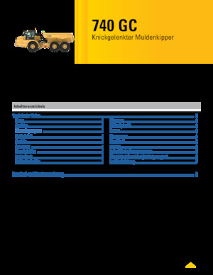 Dumperini articolati Caterpillar 740 GC
