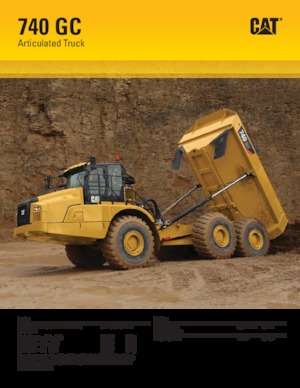 Dumperini articolati Caterpillar 740 GC