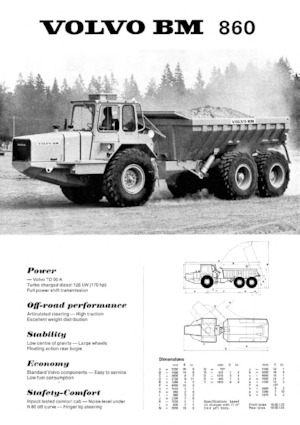 Dumperini articolati Volvo 860S