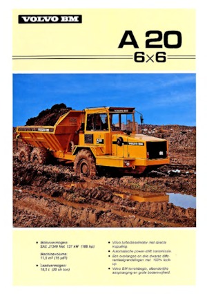 Dumperini articolati Volvo A 20 6x6
